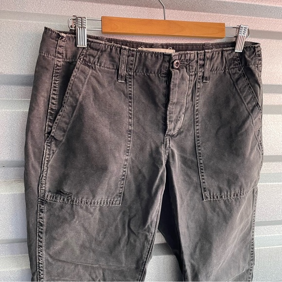 AMO army twist pant in washed black - Picture 4 of 7